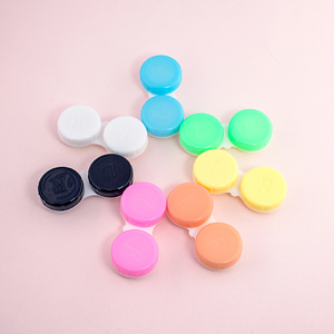 Estuches Pequeños para Lentes de Contacto de Cuero PU y Metal Inoxidable, Producidos por el Diseñador de Fábrica, Estuche para Lentes de Contacto - Product Image 3