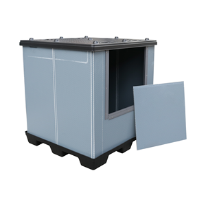 Qs חיסכון שטח pp eeu מזון לערימה טוטה פלסטיק תיק אחסון גדול תיבת תחבורה coaming - Product Image 4