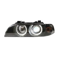 Phares à LED pour BMW Série 5 E39 1998 à 2003, lentille en verre de phare, xénon