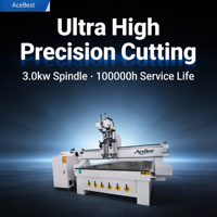 Routeur CNC 3 axes à double tête 1325 haute rigidité pour le travail du bois, machine de gravure avec moteur Leadshine, NC Studio DSP, broche 3.5-6KW