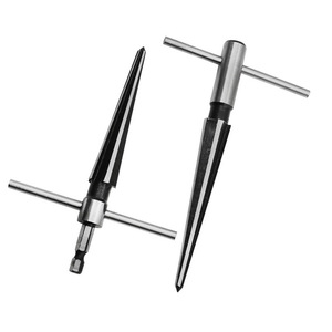 Escariador manual cónico de 5-16 mm con vástago <span class=keywords><strong>redondo</strong></span> para trabajar la madera, herramienta de avellanado y abocardado para taladro eléctrico con vástago hexagonal - Product Image 3