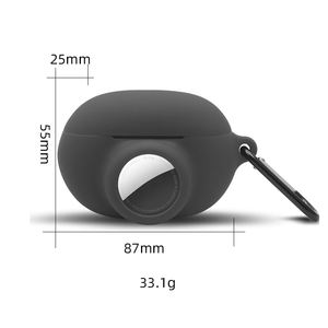 Funda Protectora de Silicona para <span class=keywords><strong>Beats</strong></span> <span class=keywords><strong>Studio</strong></span> Buds 2 en 1, Cubierta de Goma para Auriculares, Bolsa para Caja de Carga para <span class=keywords><strong>Apple</strong></span> AirTags - Product Image 5