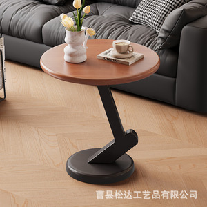 Mesa de centro sencilla de madera, adecuada para sala de estar, sofá, apartamento pequeño, balcón, almacenamiento junto a la cama. - Product Image 3
