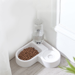 Pet Factory Stainless Steel & Silicone Dog Bowl Slow <b>Feeder</b> Automatic <b>Cat</b> <b>Feeder</b> with Corner Fit Feature 500ml - Product Image 1