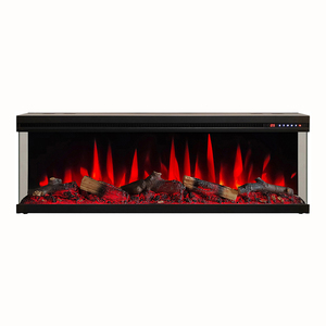 <span class=keywords><strong>Chimenea</strong></span> Eléctrica de Vidrio LONGHUA FLAME Empotrable de Pared Decorativa de 3 Lados con Opciones de 42" 50" 60" 72" - Product Image 2