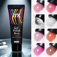 Kit de gel poly pour ongles Makeauty Private Label, faible odeur, sans HEMA, sans TPO, gel UV acrylique professionnel pour extension d'ongles, gel de construction