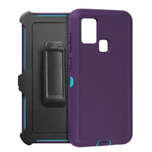 Hybrid Defender Armor Hard Case With Belt Clip Heavy Duty Mobile Phone Case For Galaxy A20S A20 A30 A21 A21S A22 A23 A25 4G 5G