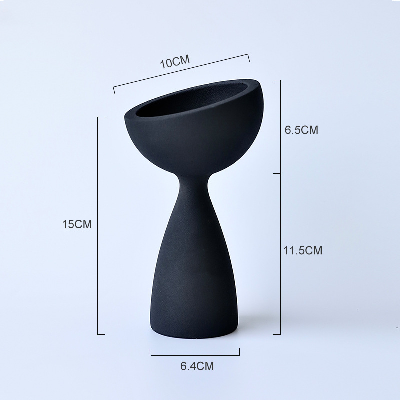 Black waist high 18cm