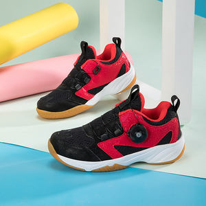 Sepatu lari jaring kustom anak uniseks, sepatu Badminton tenis meja latihan olahraga luar ruangan sol luar karet kelas atas - Product Image 6