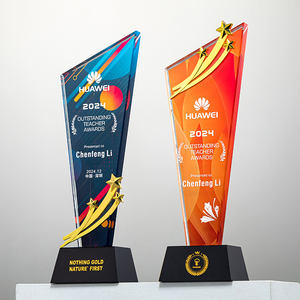 छोटे पुल नए डिजाइन अनुकूलित लोगो जिमनास्टिक फुटबॉल पुरस्कार क्रिस्टल हस्तशिल्प शिल्प धातु स्टार क्रिस्टल ट्रॉफी - Product Image 3