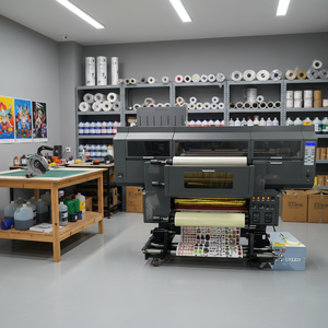 Seramik Ahşap Cam Plastik Metal Deri UV DTF Yazıcı Entegre Altın Baskı Özelliğiyle - Product Image 1