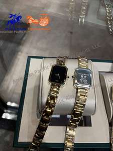 Montres pour femmes les plus populaires, design personnalisé, simple, mode, mouvement à quartz original importé, or, marques de luxe, horloge pour femmes - Product Image 5