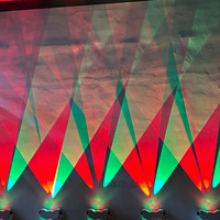 Projecteurs LED sans fil DMX à batterie Tri Beam 3x10w RGBWA 4 en 1 pour éclairage mural, éclairage décoratif, discothèque, DJ, pour mariage, événement, fête