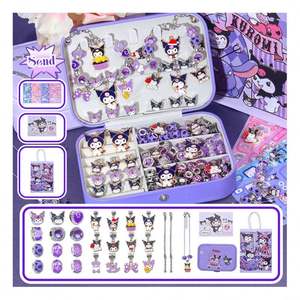 2025 New Trendy Beaded Bracelet Set for Women Gold Silver Stainless Steel Adjustable Bracelet with Double-Layer Jewelry <b>Box</b> - Product Image 1