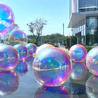 Boule disco gonflable réfléchissante en PVC NAIRBAG, boule irisée, décoration de fête de mariage, anniversaire, grandes boules gonflables brillantes
