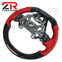 Accessoires de voiture pour Mazda CX3 CX5 RX8 RX7 Speed 3/6 CX30 Volant sport personnalisé en fibre de carbone sergé avec LED améliorées pour affichage du régime moteur