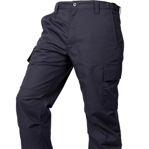 กางเกงคาร์โก้ทรงปกติผ้าฝ้ายเอวกลางติดซิปสำหรับเจ้าหน้าที่รักษาความปลอดภัยพร้อมปักโลโก้ตามสั่ง - Product Image 2