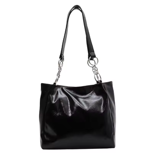 Sac à bandoulière pour femme en PU souple, imperméable, de grande capacité, simple et de haute qualité - Product Image 3