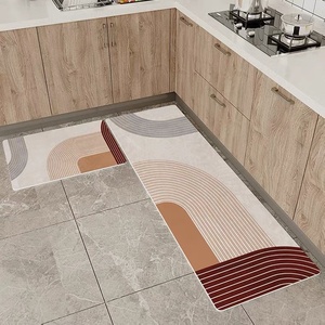 <span class=keywords><strong>Tapis</strong></span> de <span class=keywords><strong>cuisine</strong></span> lavable en PVC, vinyle gris, antidérapant, imperméable, Long, pour le sol, la buanderie, l'entrée, le paillasson - Product Image 5