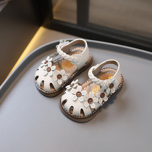 Sandales pour bébé fille style fleur, chaussures d'été à semelle souple pour bébé, fabricant de chaussures pour bébé - Product Image 4