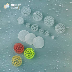 Soporte biológico del Reactor <span class=keywords><strong>de</strong></span> bipelícula para acuicultura, Bioball, MBBR, <span class=keywords><strong>precio</strong></span> multimedia, K1, K3 - Product Image 5