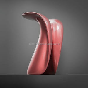 Chaise de <span class=keywords><strong>bar</strong></span> artistique haut de gamme en PRF pour bars Cafés Tabouret haut de forme spéciale Chaise longue d'hôtel personnalisable de style européen - Product Image 6