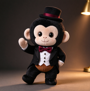 Peluche Personalizzato a Tema Animale per Matrimonio: Orsetto, Coniglio, Pinguino, <span class=keywords><strong>Scimmia</strong></span> - Scatola a Sorpresa Regalo - Product Image 6