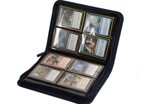 อัลบั้มการ์ดกระดาษ 4 ช่อง สำหรับสะสมการ์ด 160 ช่อง สำหรับการ์ดสะสม Magic Gathering พร้อมซิปปิดสนิทสำหรับเกมกระดาน - Product Image 2