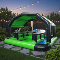 WINSUN Bar de piscine gonflable personnalisé de haute qualité pour adultes, utilisation intérieure/extérieure, usage domestique ou commercial, matériau PVC, capacité 500 kg