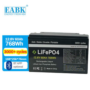 12V 60ah Lifepo4 Batterij 3000 + Cycli Oplaadbare Lithium Ijzerfosfaat Voor Thuis Energieopslagsysteem Ebak 18650 Batterij - Product Image 6