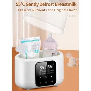 Üretici kaliteli elektrikli bebek süt ısıtıcı profesyonel bebek çift şişe isıtıcı sterilizatör ile