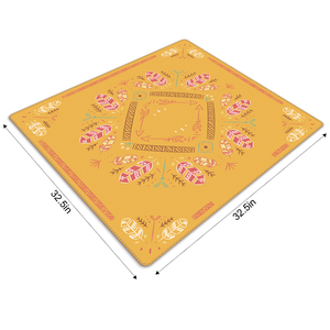 <span class=keywords><strong>Grand</strong></span> <span class=keywords><strong>tapis</strong></span> <span class=keywords><strong>de</strong></span> <span class=keywords><strong>poker</strong></span> Texas Hold'em antidérapant pour 4 joueurs - Base en caoutchouc naturel résistant à l'eau, surface en microfibre, portable - Product Image 4