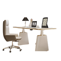 Établi élévateur électrique moderne de luxe en bois MDF Bureau d'ordinateur à hauteur réglable pour l'apprentissage à domicile et l'utilisation commerciale