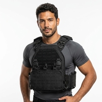 Gilet tactique d'extérieur imperméable avec rembourrage de plaques amovible pour hommes, chasse, entraînement, OEM personnalisé, ISO CE