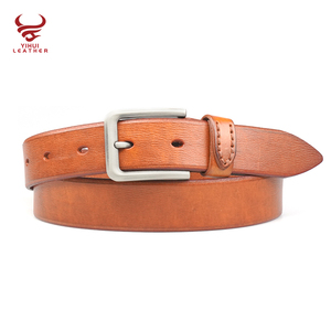 Boucle ardillon en alliage personnalisé pour hommes d'affaires Ceintures à la taille Boucle à griffes Ceintures en <span class=keywords><strong>cuir</strong></span> véritable de vache pour hommes - Product Image 4