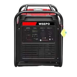 WSE4500I Inverter Generator portabel 4,5 kW, Set Generator Inverter AC 230V 50HZ (atau kustomisasi 110V 60HZ) kebisingan rendah