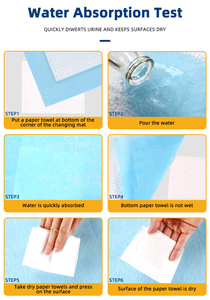 Coussinets d'entraînement pour animaux de compagnie au <span class=keywords><strong>charbon</strong></span> <span class=keywords><strong>actif</strong></span> super absorbant en bambou jetable imperméable pour <span class=keywords><strong>chien</strong></span> et chat - Product Image 5