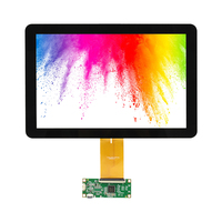Panel sentuh multi-touch Wintouch supplier 10.1 inci HD dengan kaca anti-refleksi + Sensor Glass I2C EETI