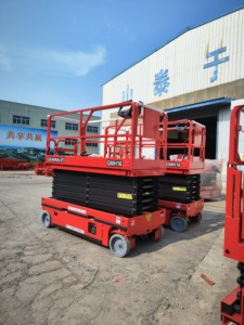 Cissor 16 GMH 16M Rojo Capacidad estable Elevador de tijera Precio de fábrica Eléctrico Mnalifter Móvil Fácil control GMH Manlift People Lift - Product Image 5