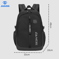 Sac à dos léger, imperméable, grande capacité, multi-poches, pour homme, collège, travail, voyage, quotidien, décontracté, directement de l'usine