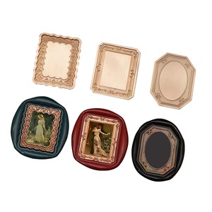 Meilleur <span class=keywords><strong>prix</strong></span> série de frontières rétro cadre photo de style européen motifs rétro tête de <span class=keywords><strong>timbre</strong></span> de sceau de cire - Product Image 1