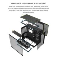 Boîtier LIAN LI O11D MINI V2 Flow d'Alibaba |   Boîtier d'ordinateur compact ATX Mid-Tower Airflow (O11DMIV2FX)