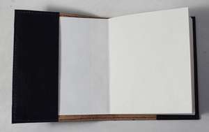 Journal en cuir bleu vintage fait à la main papier de coton recyclé éléphant avant en relief couverture de cahier de style imprimé - Product Image 4