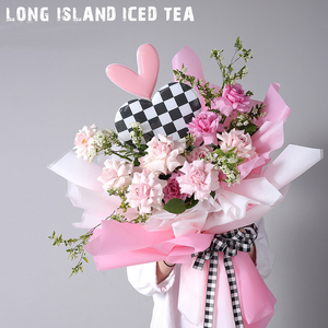 Long Island Iced Tea Flower Papel de regalo Mate Impermeable Estilo coreano Papel de regalo Floristería Suministros Material - Product Image 3