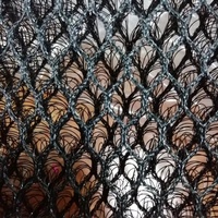 Tissu en maille hexagonale Spacer Air Mesh 100% polyester, tricot 3D, tissu en maille tricotée 100% polyester pour chaise de plage, poids moyen