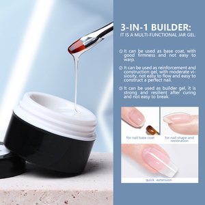 Nouvel arrivage de Vernis à Ongles UV multifonctionnel 3 en 1, Gel UV Semi-Permanent - Product Image 6