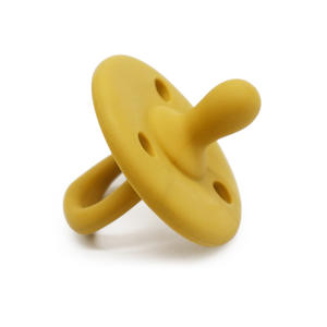 Nouveaux modèles de tétine simple pour bébé anneau de dentition couleur unie en silicone de qualité alimentaire pour bébé vente en gros d'usine de sucette - Product Image 2