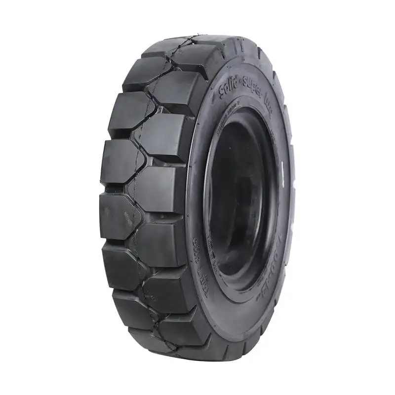 Industrial solid tyre 7.00-12 solid forklift tire for 5.00S-12 steel rims