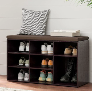 <span class=keywords><strong>Mueble</strong></span> Zapatero Moderno y Ecológico de Madera, Banco Pequeño <span class=keywords><strong>para</strong></span> Guardar <span class=keywords><strong>Zapatos</strong></span> con Cojín Suave, Muebles <span class=keywords><strong>para</strong></span> el Hogar, Muebles <span class=keywords><strong>para</strong></span> Sala de Estar - Product Image 1