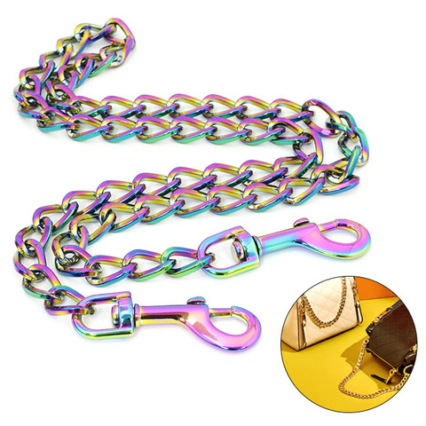 Hot Selling Wholesale Rainbow Chain Accessory Metal Wallet Handle for Bag Parts & Accessories Decorative Accessory for Handbags